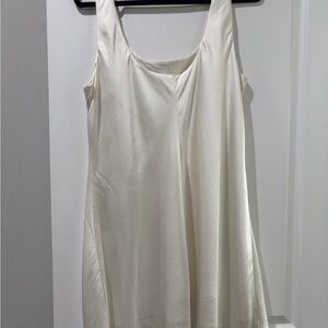 Abercrombie & Fitch Ivory Satin dress